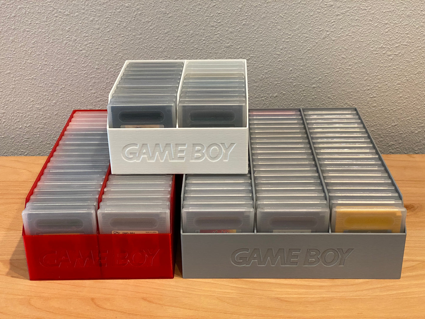 Game Boy Cartridge Storage Tray for OEM Cases (3 Sizes)
