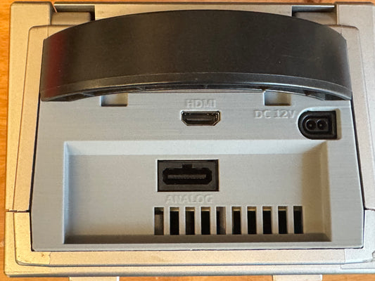 GameCube Rear I/O Back Plate with Full Size HDMI port