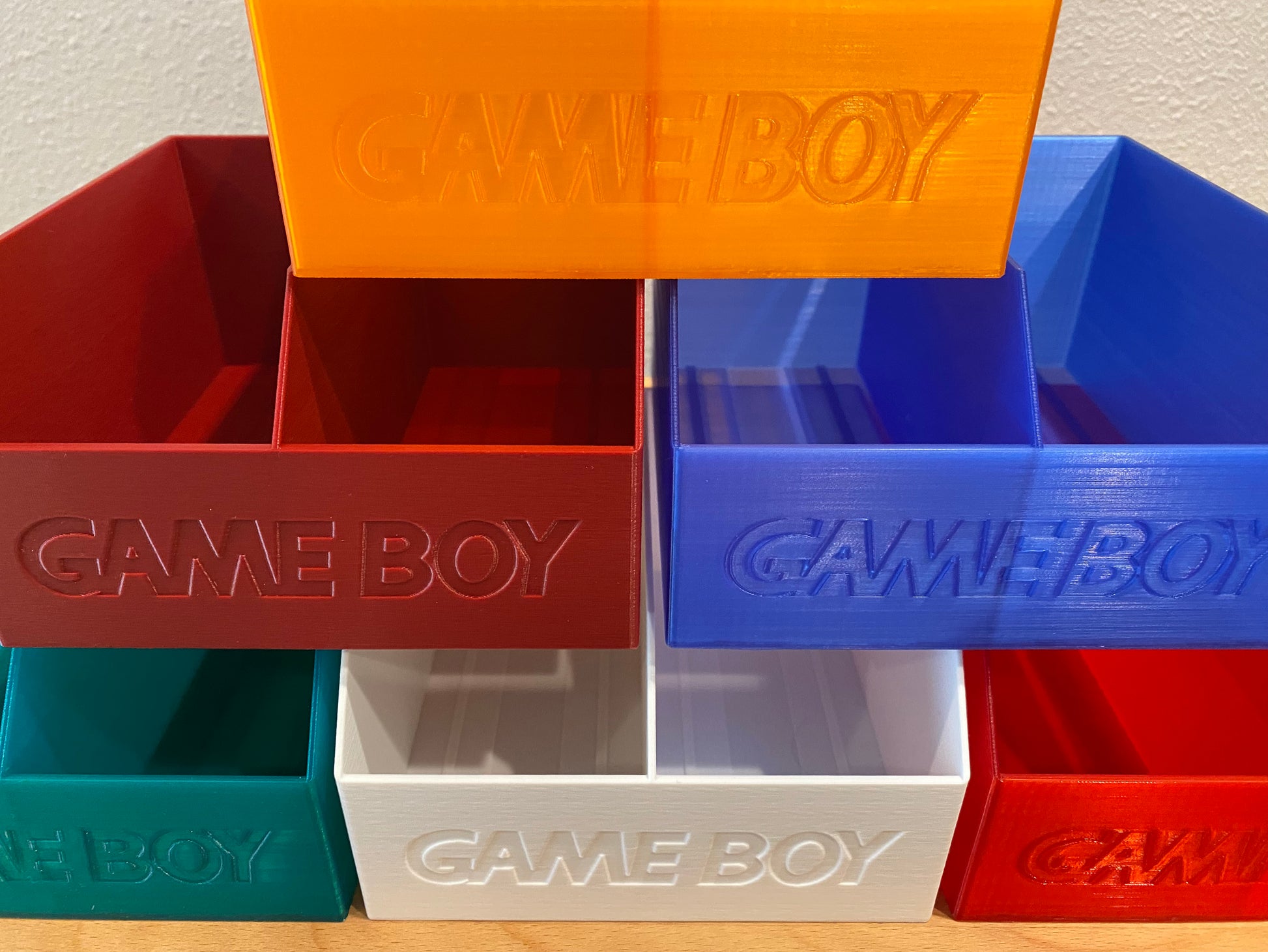 gameboy spiele aufbewahrung Game Boy Cartridge Storage Tray for OEM Cases (3 Sizes) – BlueShell3D