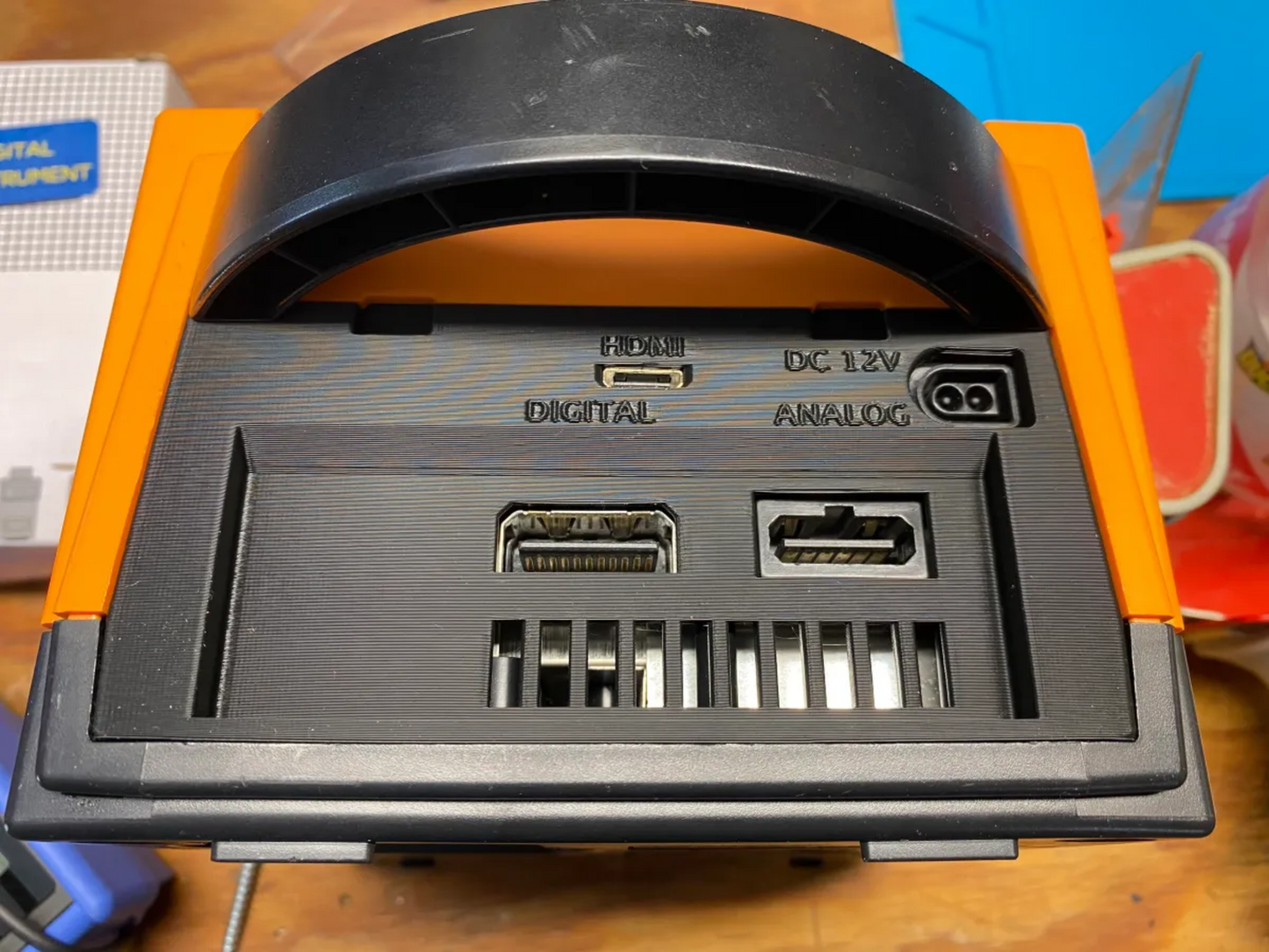 GameCube Rear I/O Back Plate with Mini HDMI port